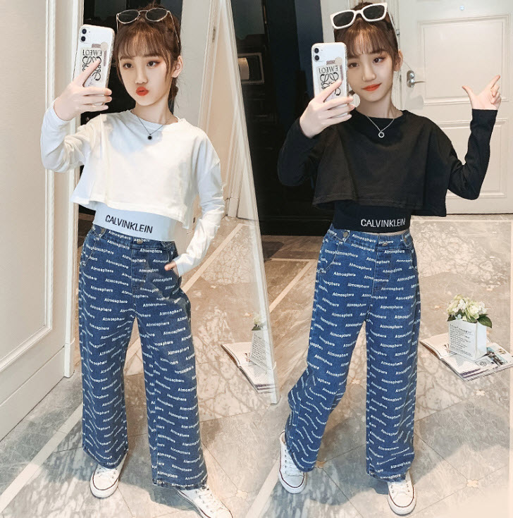 dr4649 เสื้อกล้าม+เสื้อแขนยาว เด็กโต 3 ตัวต่อแพ็ค 110-170 (เลือกไซส์ได้ให้ครบแพ็ค)
