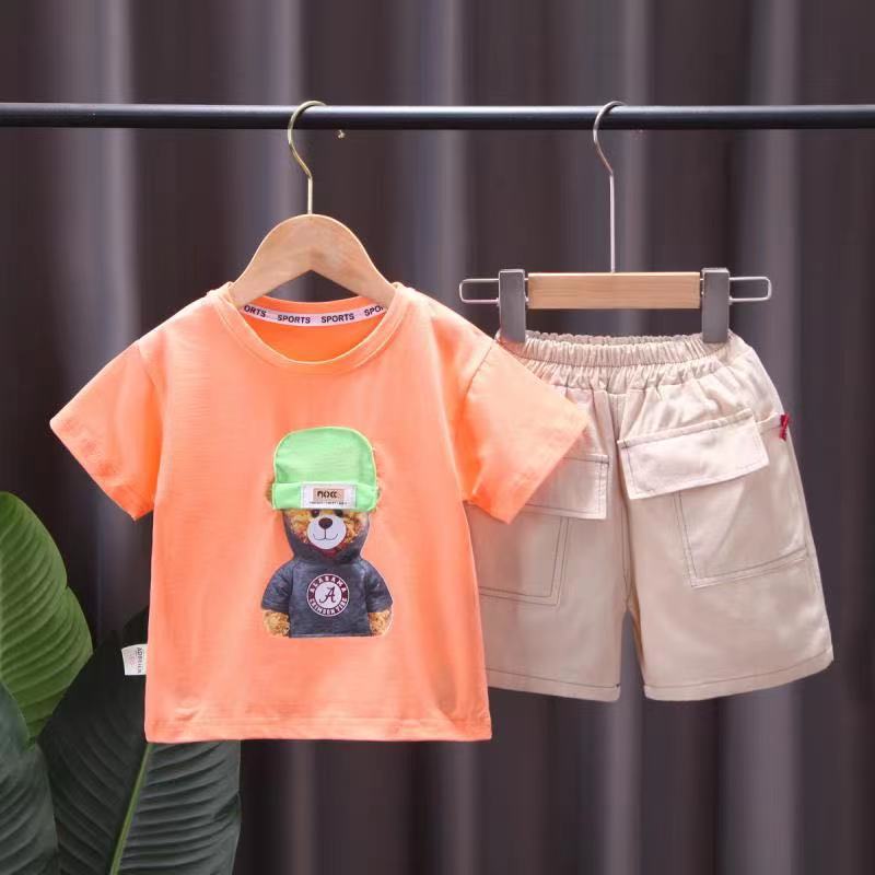 ha1538 เสื้อ+กางเกง size 90-130 จำนวน 5 ตัวต่อแพ็ค