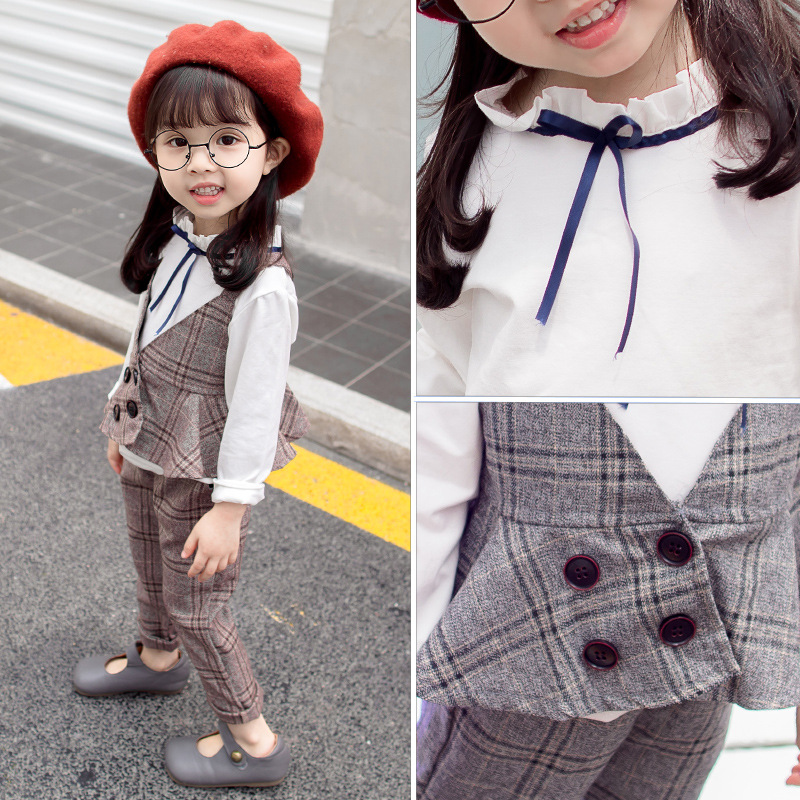 ha526 ชุดสูทเสื้อ+กางเกงเกง+เสื้อกั๊ก size 80-120 5ตัวต่อแพ็ค
