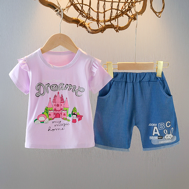 ha1365 เสื้อ+กางเกง size 80-110 จำนวน 4 ตัวต่อแพ็ค