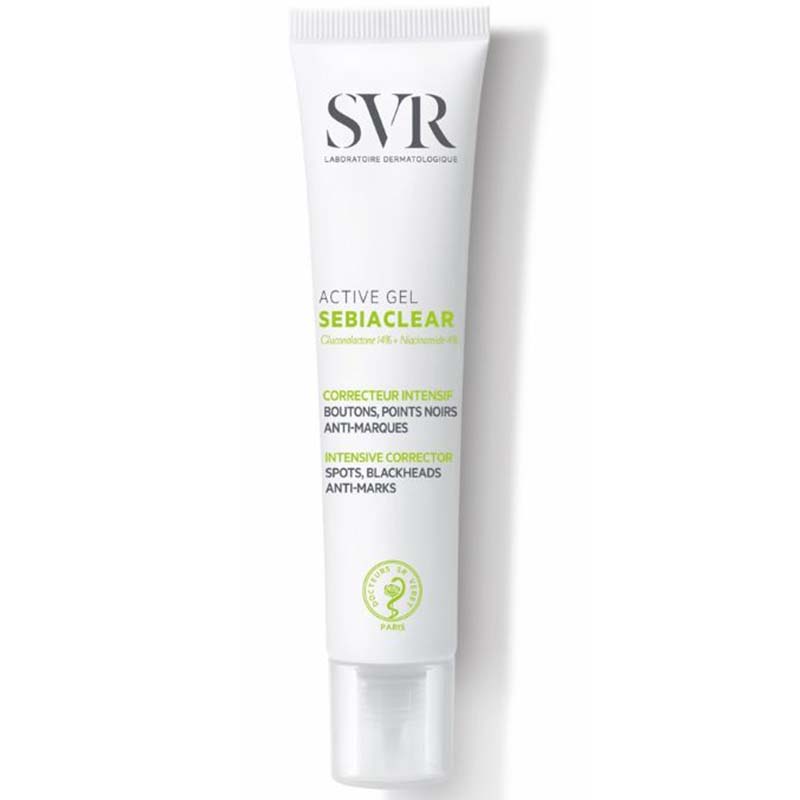 พร้อมส่ง ทรีทเมนต์เจลครีมทาสิว SVR Sebiaclear Active Gel Intensive CorrectorSpot, Blackheads, Anti-Marks 40ml.