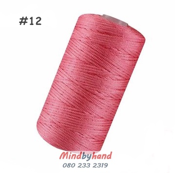 เชือกร่ม ขนาด 1.5 มิล สี 12 Watermelon Red