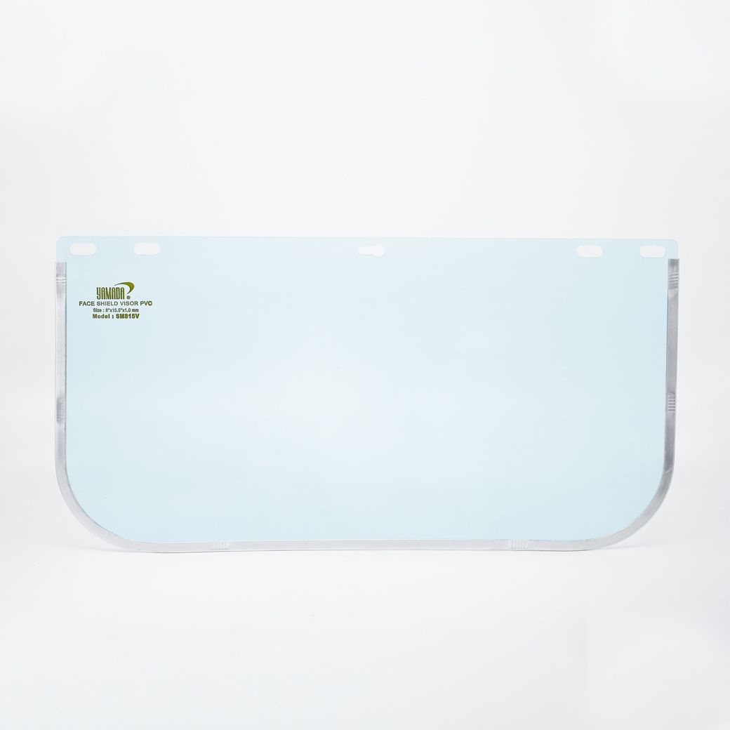 แผ่นใสกันสะเก็ด PVC รุ่น SM815V ขนาดกว้าง 8" x 15.5" ขอบ Aluminum ความหนา 1 มิลลิเมตร