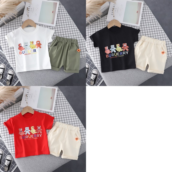 ha1338 เสื้อ+กางเกง size 80-120 จำนวน 5 ตัวต่อแพ็ค
