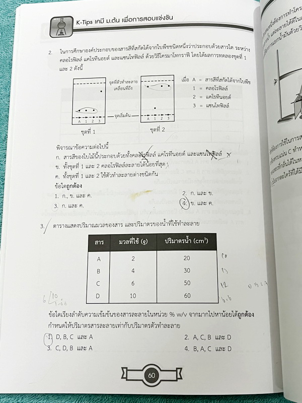 ►สอบเข้ามหิดล,สอบเข้าจุฬาภรณ์◄ หนังสือเรียนพิเศษ Ondemand ออนดีมานด์อัพสกิล Upskill ครูหมู อ.โสภณ ตะลุยโจทย์เคมีม.ต้น เพื่อการสอบแข่งขันเข้ามหิดล และจุฬาภรณ์ เน้นตะลุยโจทย์ทั้งเล่ม มีโจทย์รวมทั้งหมด 15 ชุด จดครบเกือบทั้งเล่ม จดละเอียด