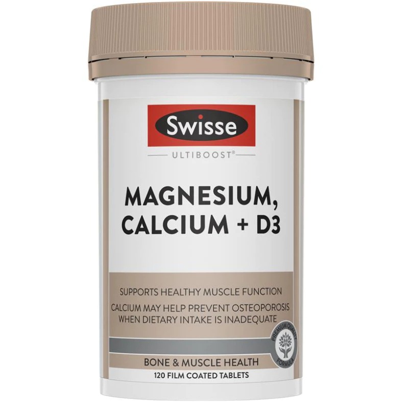 พร้อมส่ง บำรุงกระดูก Swisse Ultiboost Magnesium Calcium+D3