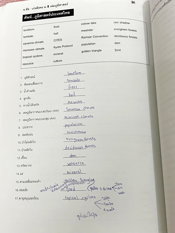 ►อ.ชัย สังคม◄ เก่งสังคม ม.1 ภูประวัติศาสตร์ อ.ชัย สรุปเนื้อหากระชับละเอียด อ่านเข้าใจง่าย มี Test โจทย์ข้อสอบประจำบท จดบางหน้า จดละเอียด ด้านหลังมีเฉลยและเฉลยละเอียดของอาจารย์พิมพ์ไว้เรียบร้อย