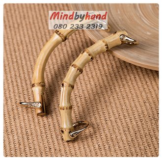 หูกระเป๋าไม้ไผ่แบบถือ