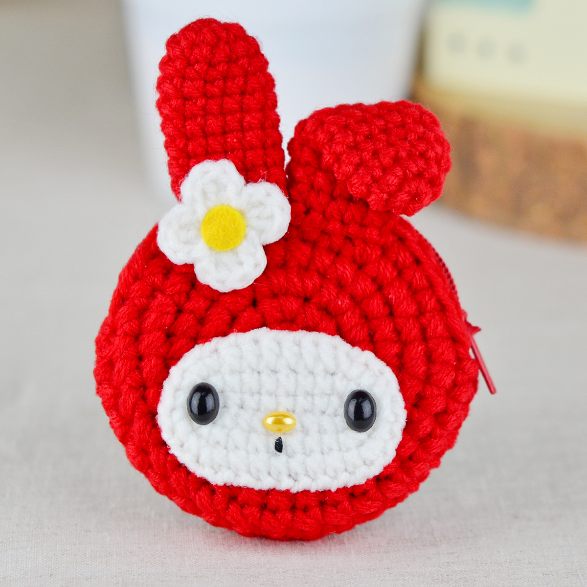 แพทเทิร์นกระเป๋าใส่เหรียญ ทรงกลม