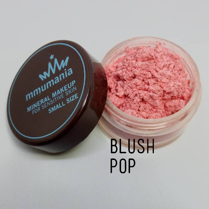 ขนาดจัดชุด MMUMANIA Mineral Makeup Blush : Satin สี Pop