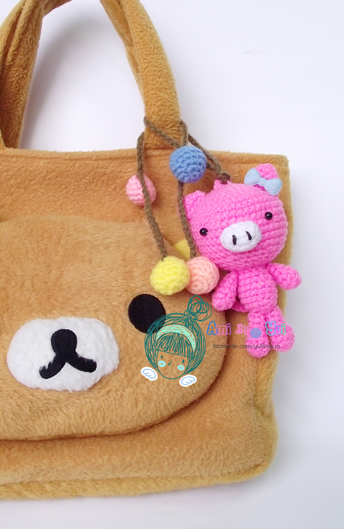 พวงห้อยกระเป๋าหมูพิงค์กี้