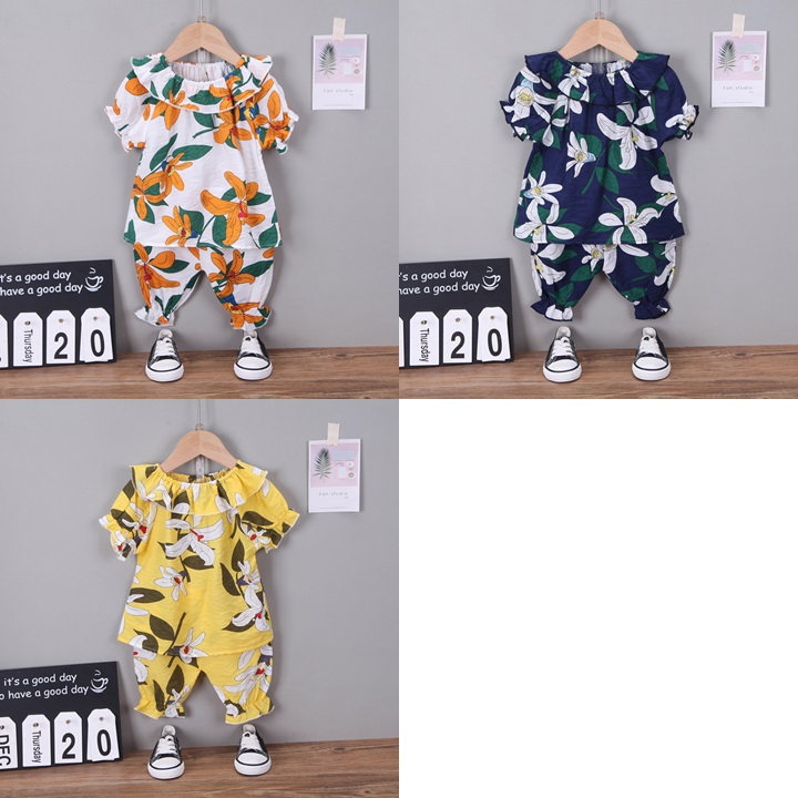 ha1364 เสื้อ+กางเกง size 80-110 จำนวน 4 ตัวต่อแพ็ค