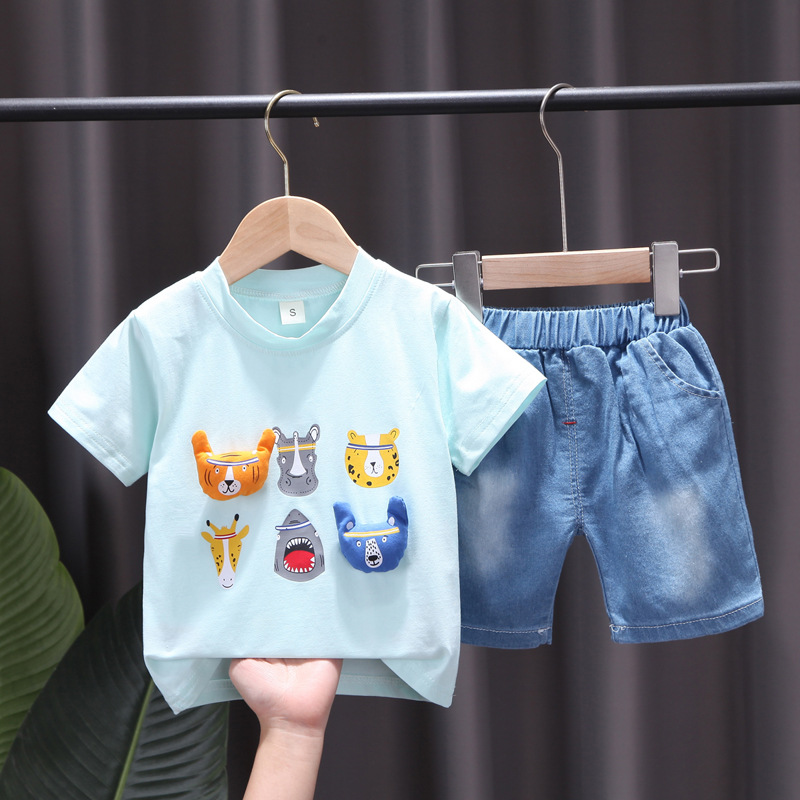 ha1474 เสื้อ+กางเกง size 80-110 จำนวน 4 ตัวต่อแพ็ค