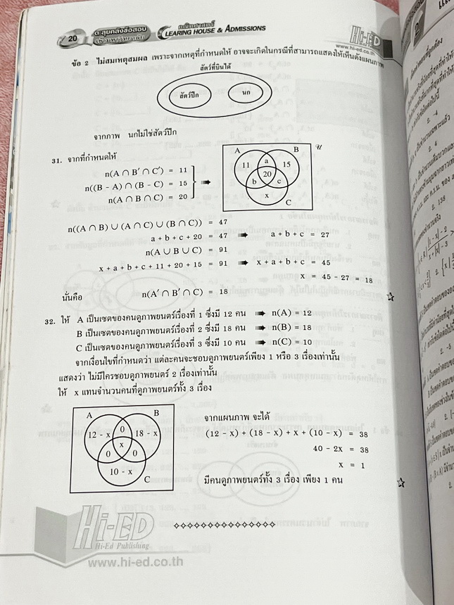►อ.สมัย◄ หนังสือรองศาสตราจารย์สมัย เหล่าวาณิชย์ ตะลุยโจทย์คลังข้อสอบคณิตศาสตร์เข้ามหาวิทยาลัย เหมาะสำหรับนักเรียน ม.4-5-6 เพื่อเตรียมตัวสอบเข้ามหาวิทยาลัย มีเจาะโจทย์และวิเคราะห์ข้อสอบที่เคยใช้สอบเข้ามหาวิทยาลัย 1,000 ข้อ แยกบทแบ่งออกเป็นเรื่องๆ 16 บท + ข