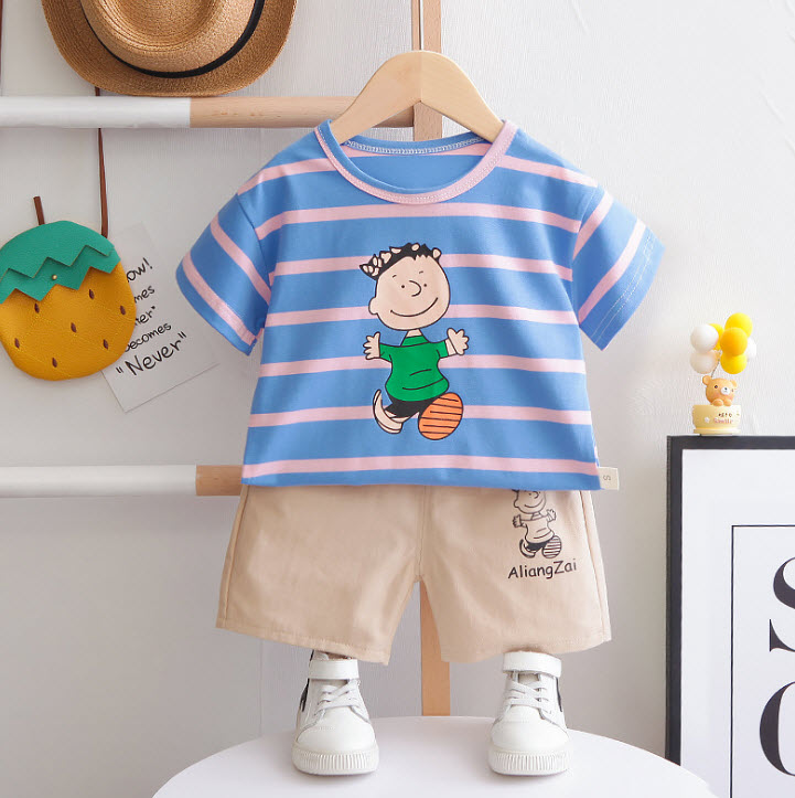 ha1284 เสื้อ+กางเกง size 80-110 จำนวน 4 ตัวต่อแพ็ค