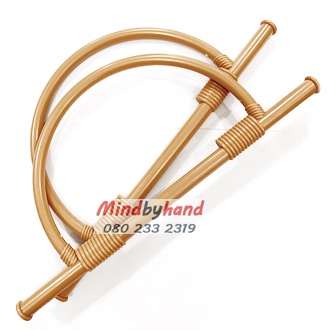 หูกระเป๋าพลาสติกครีงวงกลม (ตัว D ใหญ่)