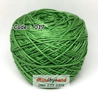 ไหมเบบี้ซิลค์ 50 กรัม สี 17 สีเขียวมิ้นต์