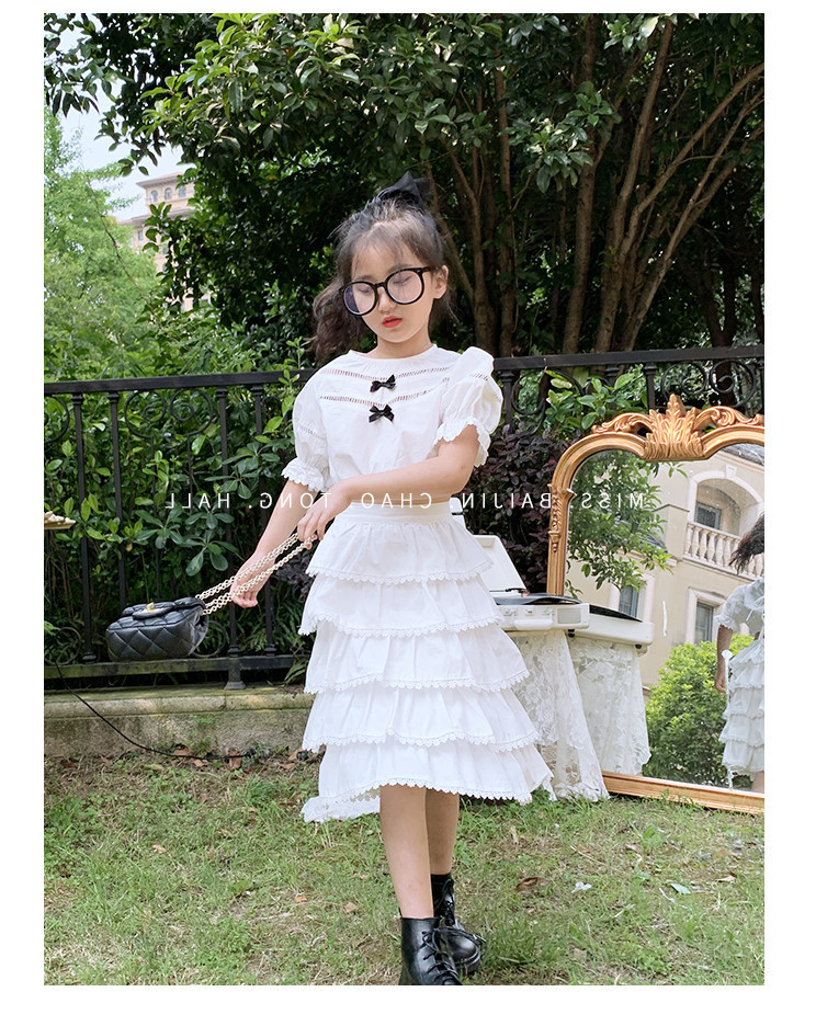 yw1349 เสื้อ+กระโปรง size 7-15 5 ชุดต่อแพ็ค