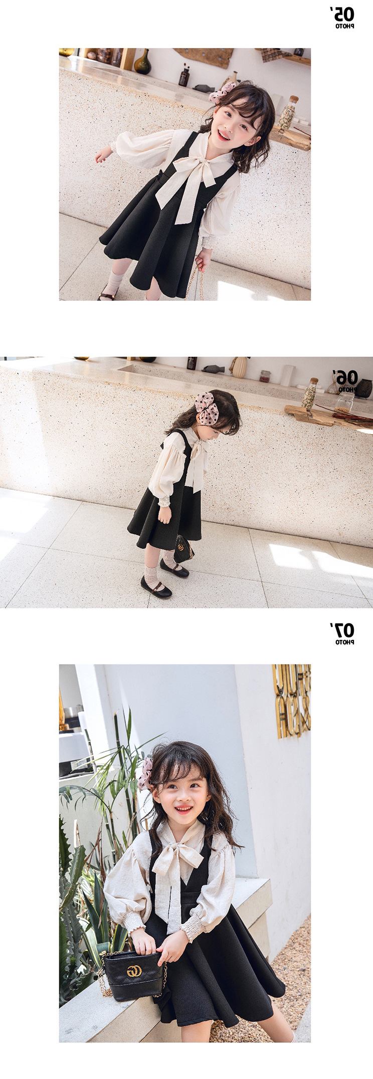 yw758 เสื้อ+กระโปรง size 7-15 5 ชุดต่อแพ็ค