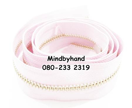 ซิปฟันเหล็ก No.5 ฟันสีทอง