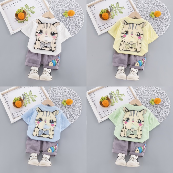 ha1527 เสื้อ+กางเกง size 80-120 จำนวน 5 ตัวต่อแพ็ค