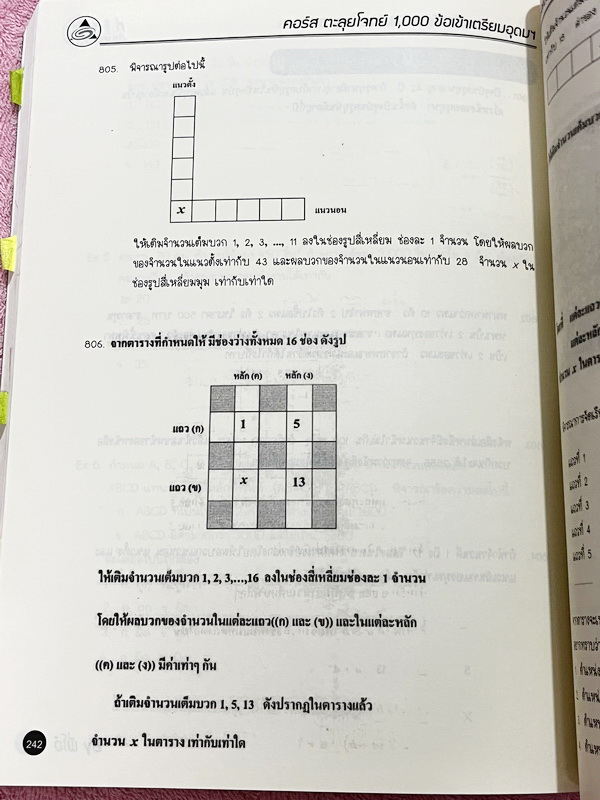 ►พี่โอ๋โอพลัส◄ Oplus หนังสือกวดวิชาคอร์สตะลุยโจทย์ 1000 ข้อ สอบเข้า ม.4 ร.ร.เตรียมอุดมศึกษา สายวิทย์-คณิต พร้อมไฟล์เฉลย ในหนังสือมีจดบางหน้า พี่โอ๋รวบรวมข้อสอบจากสนามสอบแข่งขันดังๆหลายที่ เช่น ข้อสอบสมาคม ข้อสอบ สพฐ.รอบ 1,2 สอวน IJSO ห้อง Gifted เตรียมอุด