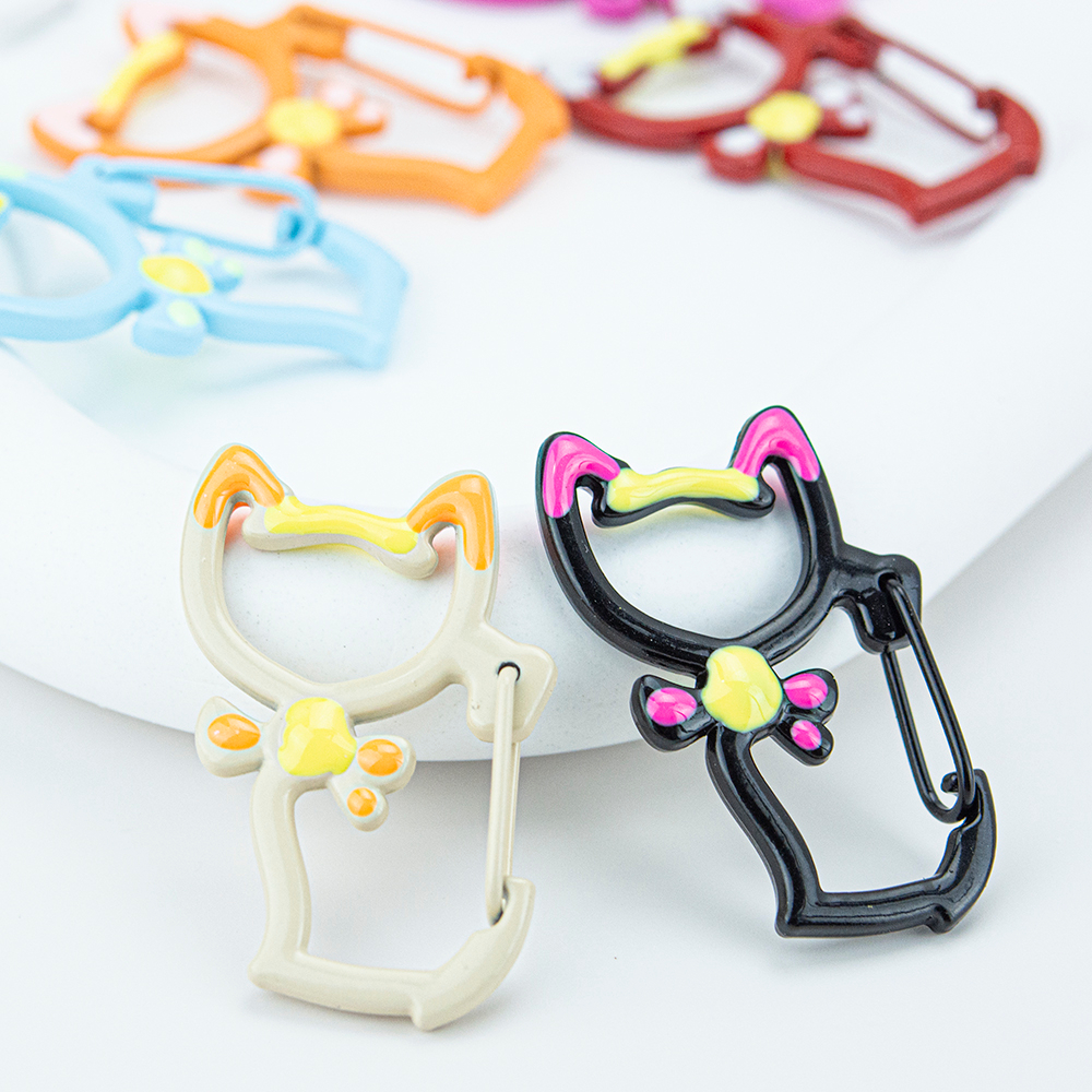 [ส่งจากไทย] MT51 ตะขอรูปแมว ตะขอพวงกุญแจ อะไหล่พวงกุญแจ DIY Craft╭♥