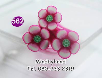 แท่ง Polymer Clay รูปดอกไม้ ลาย 562