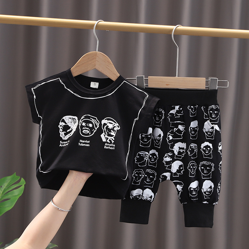 ha1698 เสื้อ+กางเกง size 80-110 จำนวน 4 ตัวต่อแพ็ค
