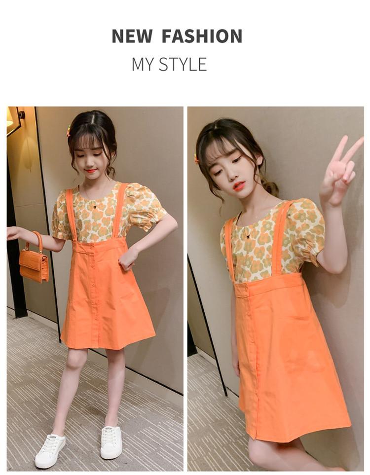 dr4908 เสื้อ+กระโปรง เด็กโต 3 ตัวต่อแพ็ค 110-160 (เลือกไซส์ได้ให้ครบแพ็ค)