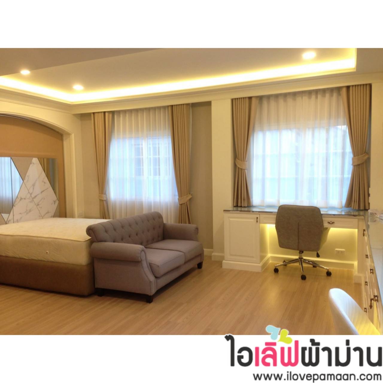 [H420]Golden Prestige เอกชัย-วงแหวน ม่านจีบ ม่านลอน