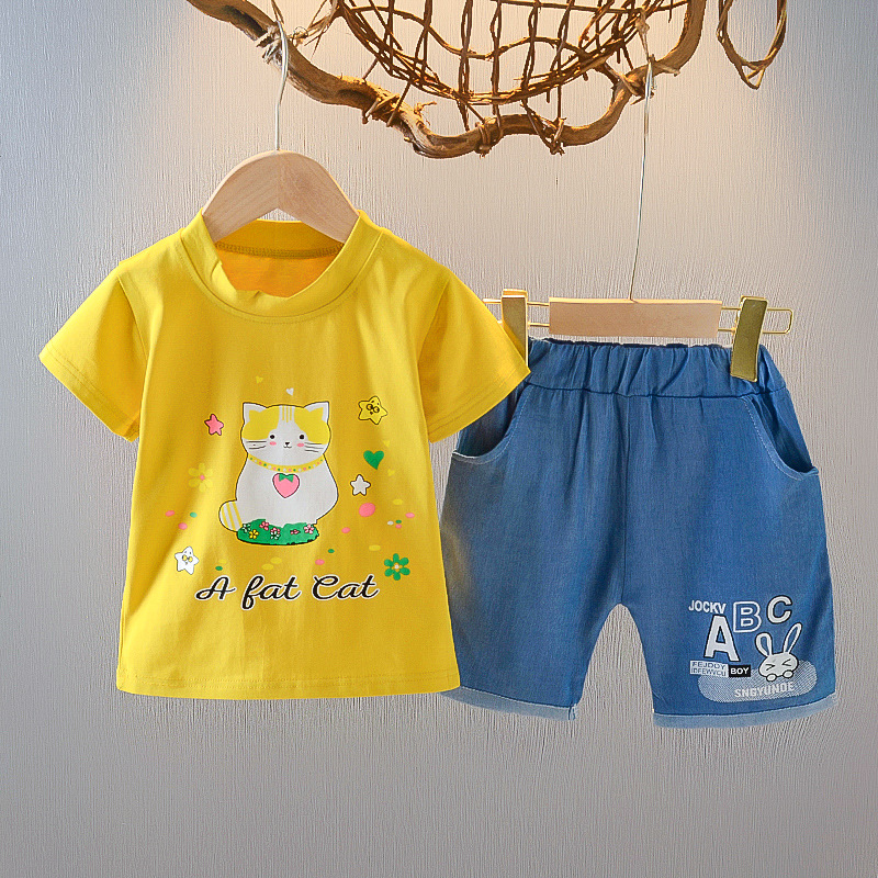 ha1371 เสื้อ+กางเกง size 80-110 จำนวน 4 ตัวต่อแพ็ค