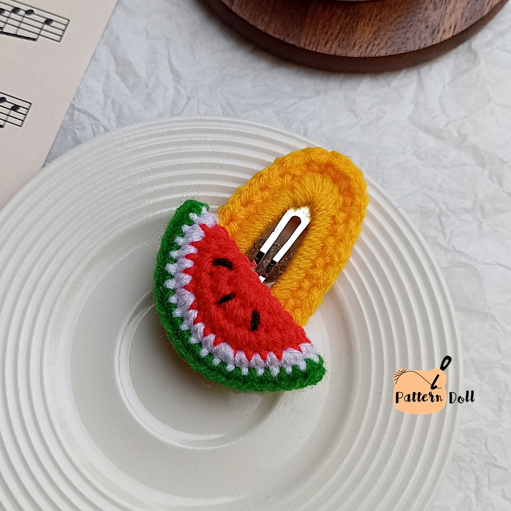 E-book ส่งทาง e-mail แพทเทิร์นกิ๊บติดผมโครเชต์ ชุดที่ 1