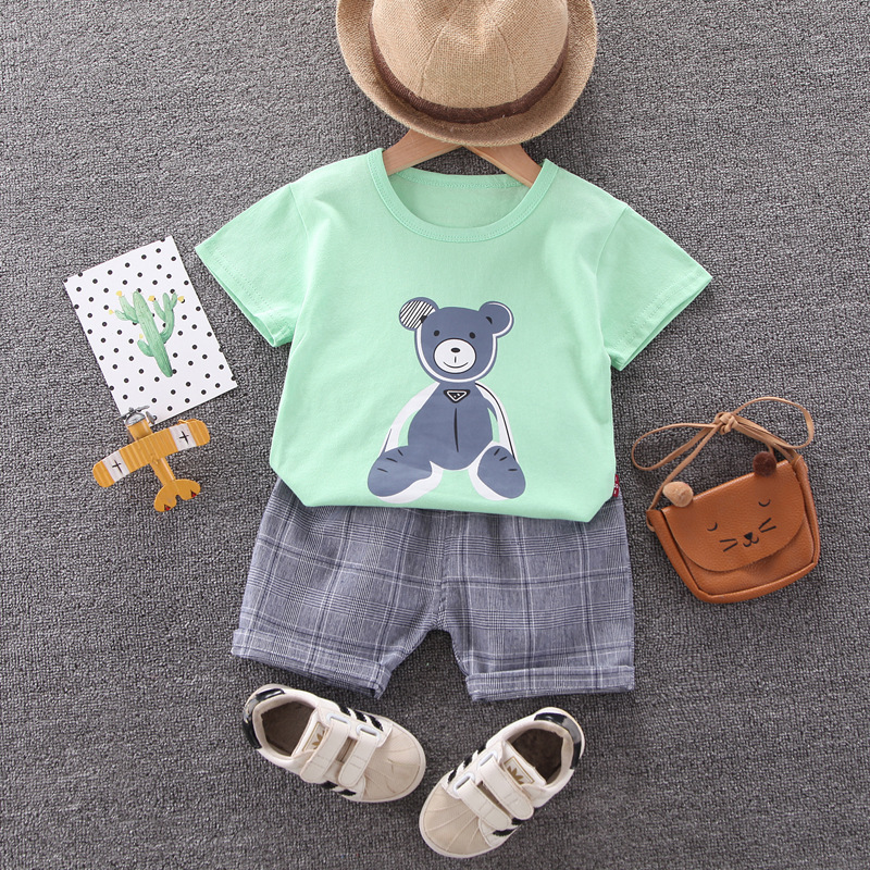 ha1407 เสื้อ+กางเกง size 80-110 จำนวน 4 ตัวต่อแพ็ค