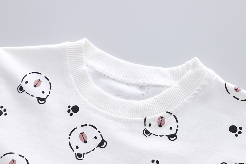 ha1448 เสื้อ+กางเกงเอี๊ยม size 80-120 จำนวน 5 ตัวต่อแพ็ค