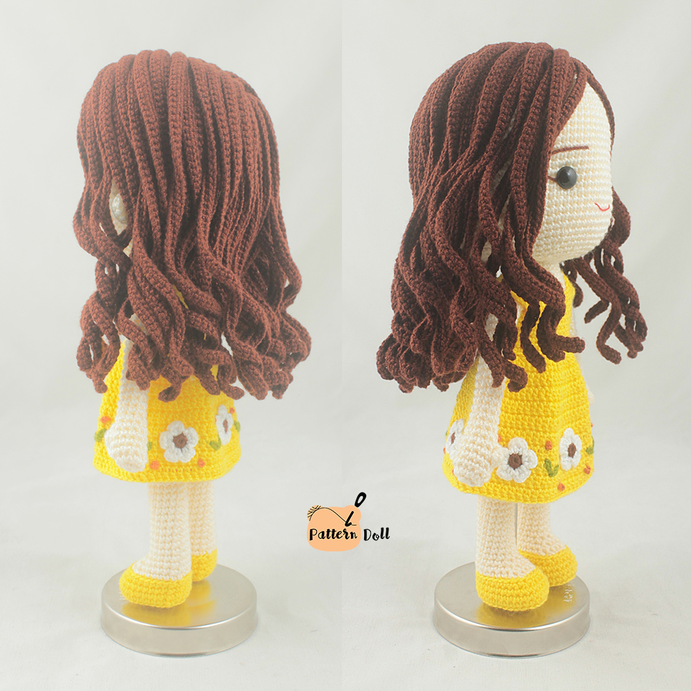 E-book ส่งทาง e-mail แพทเทิร์นตุ๊กตาถักโครเชต์น้องเดซี่