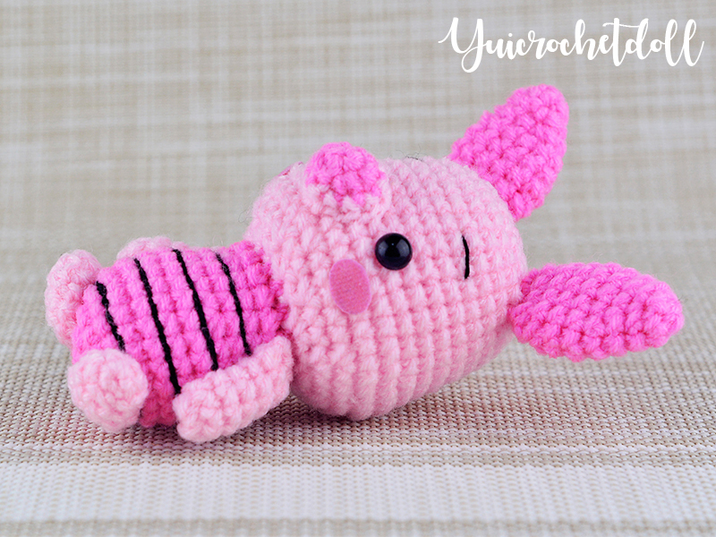 ตุ๊กตาถักโครเชต์ พิกเลต Piglet