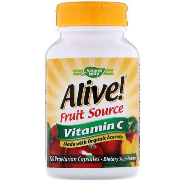 พร้อมส่ง วิตามินซี Nature's Way Alive! Fruit Source Vitamin C