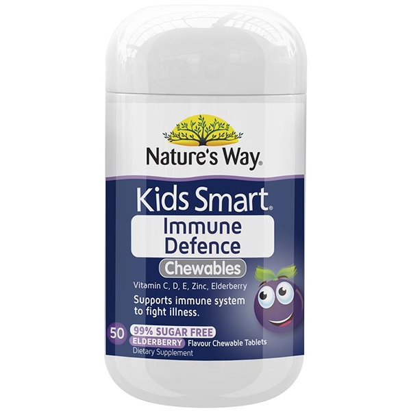 พร้อมส่ง เสริมภูมิคุ้มกันแบบเคี้ยว Nature's Way Kids Smart Immunity