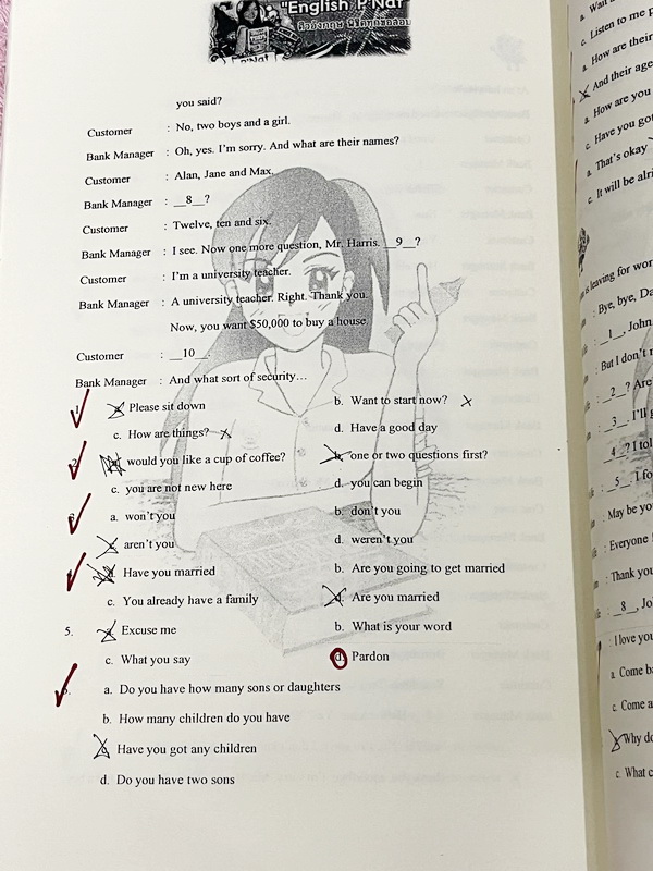 ►ครูพี่แน้ต◄ หนังสือกวดวิชาภาษาอังกฤษครู P’NAT ติวอังกฤษพิชิตทุกข้อสอบ (ปกชมพูแดง) ในหนังสือเป็นตะลุยโจทย์ทั้งเล่ม จดครบเกือบทั้งเล่ม จดละเอียด มีโจทย์เข้มข้นหลากหลายแนวที่น่าสนใจ