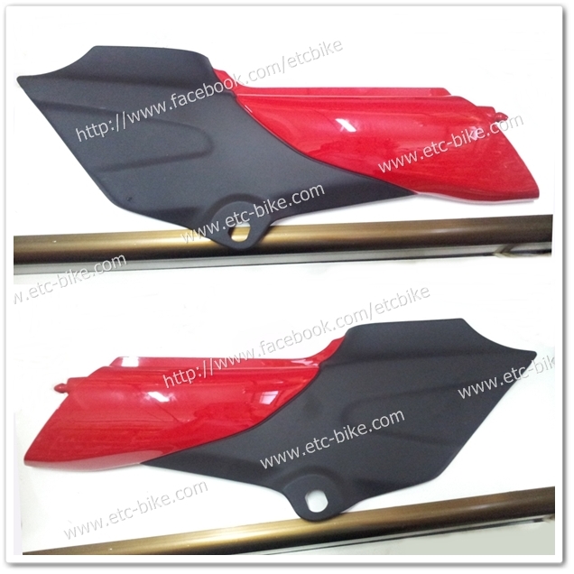 ฝากระเป๋า KR-R ซ้าย - ขวา สีแดง