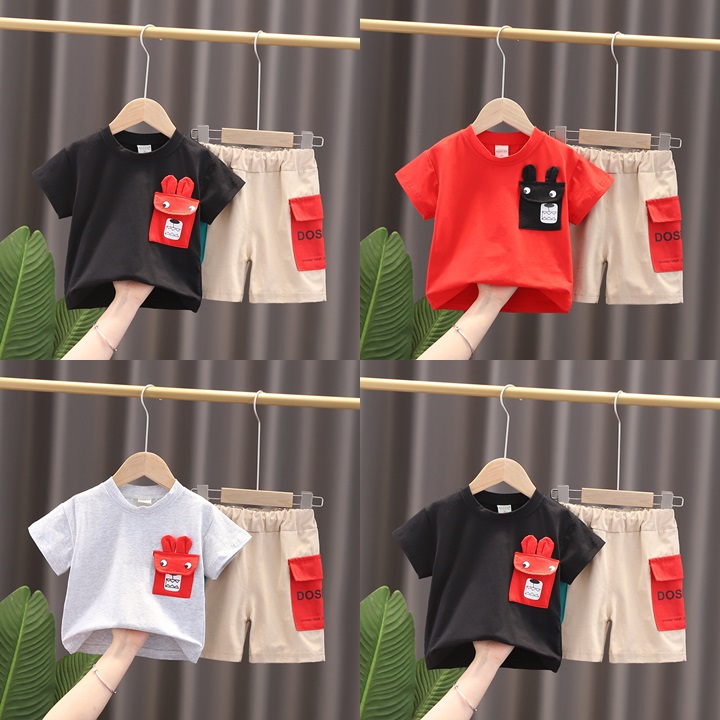 ha1572 เสื้อ+กางเกง size 80-110 จำนวน 4 ตัวต่อแพ็ค