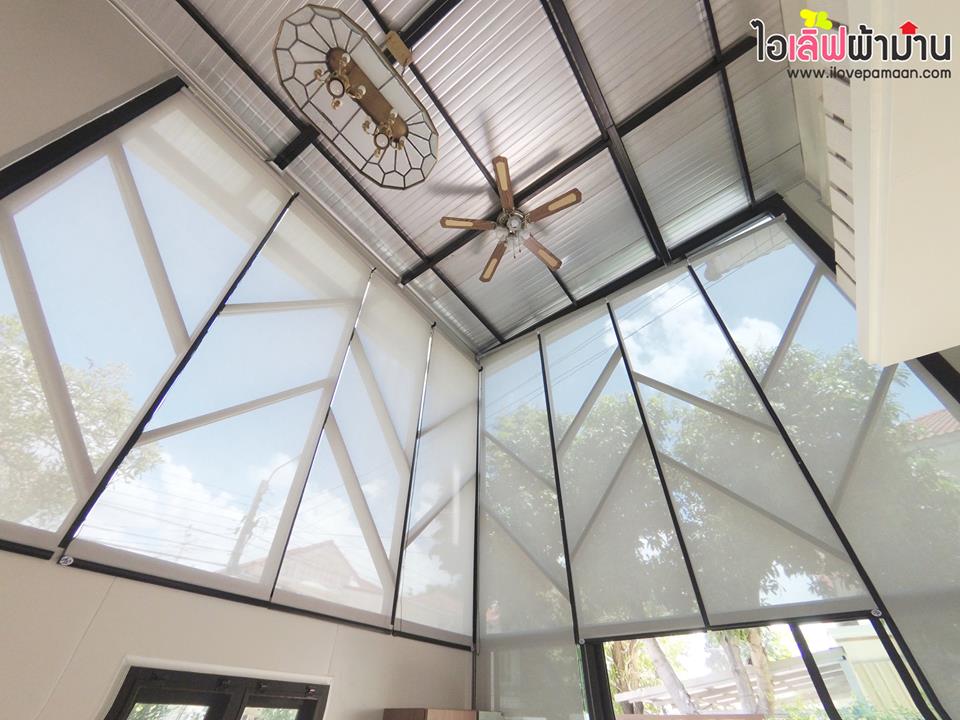 Perfect Place รัตนาธิเบศร์ ห้องต่อเติม กับม่านม้วน สไตล์เก๋ๆ