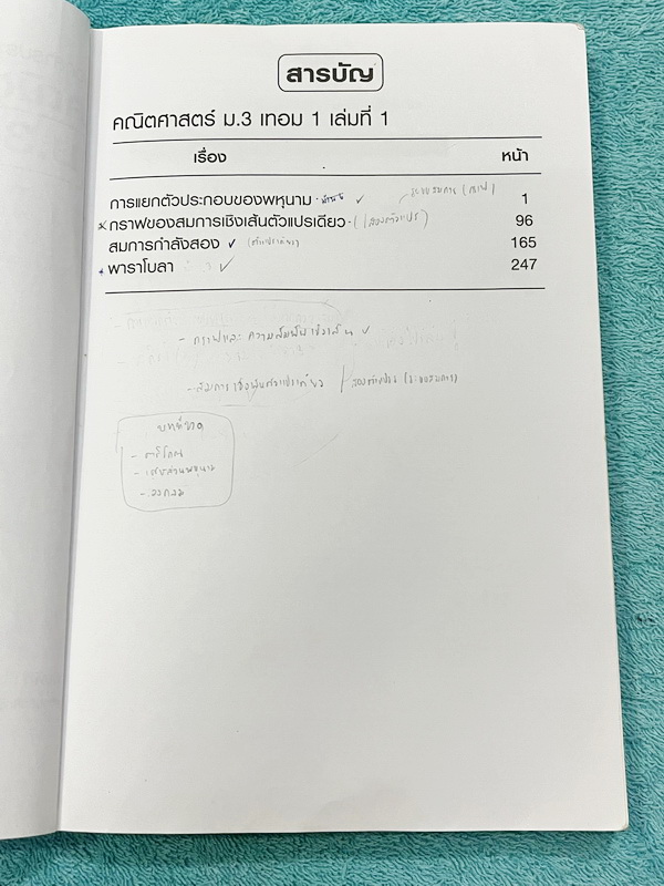 ►หนังสือคณิต ม.3◄ หนังสือกวดวิชาวีเบรน ม.3 เทอม 1 เล่ม1+2 มีสรุปเนื้อหา สูตรสำคัญ เนื้อหาและเทคนิคลัดตีพิมพ์สมบูรณ์ทั้งหมด มีโจทย์ข้อสอบประจำบท ในหนังสือเล่ม1 มีจดครบเกือบทั้งเล่ม จดะเอียด มีจดเทคนิคลัดการทำโจทย์หลายจุด มีจดเน้นจุดที่ชอบออกใน MWIT ส่วนเล่