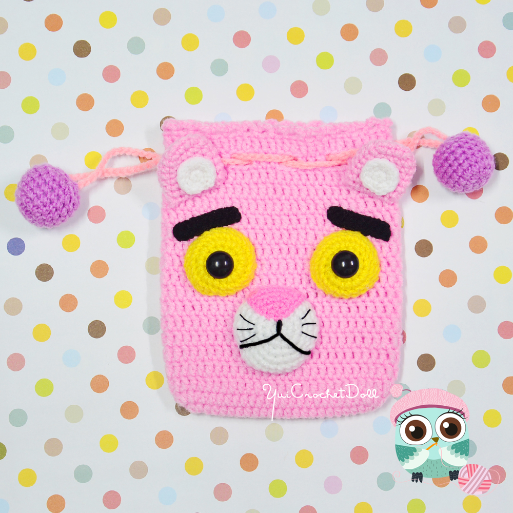 แพทเทิร์นกระเป๋าหูรูดไหมพรม ชุด 2 Drawsting crochet bag pattern Set 2