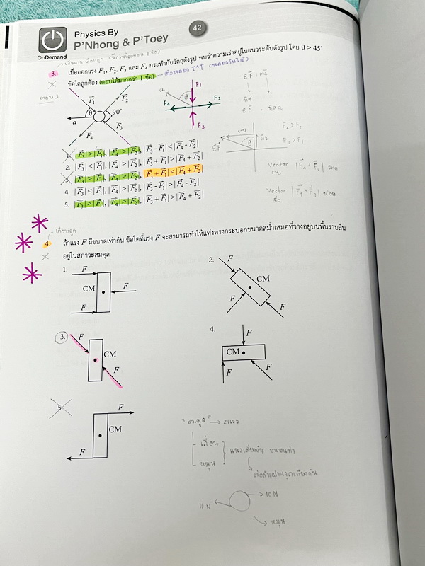 ►สอบเข้ามหิดล,สอบเข้าจุฬาภรณ์◄ หนังสือกวดวิชา Ondemand พี่โหน่ง ออนดีมานด์ Upskill ตะลุยโจทย์ฟิสิกส์เข้ามหิดลและจุฬาภรณ์ เล่ม1-2 ปีเก่า เป็นโจทย์แนวข้อสอบทั้งเล่ม โจทย์เป็นแบบระดับยาก บางข้อสามารถตอบได้มากกว่า 2 ตัวเลือก (จากทั้งหมด 5 ตัวเลือก) จดครบเกือบ
