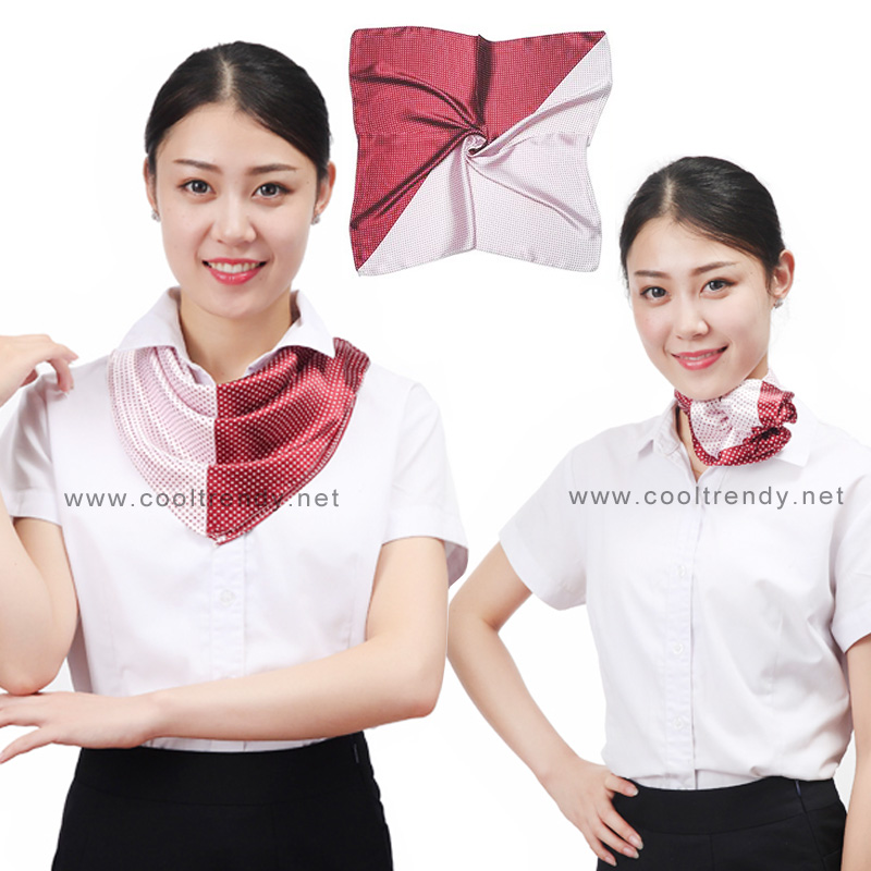 MP36 - ผ้าพันคอจัตุรัส ผ้าพันคอ uniform size 60 x 60 cm.