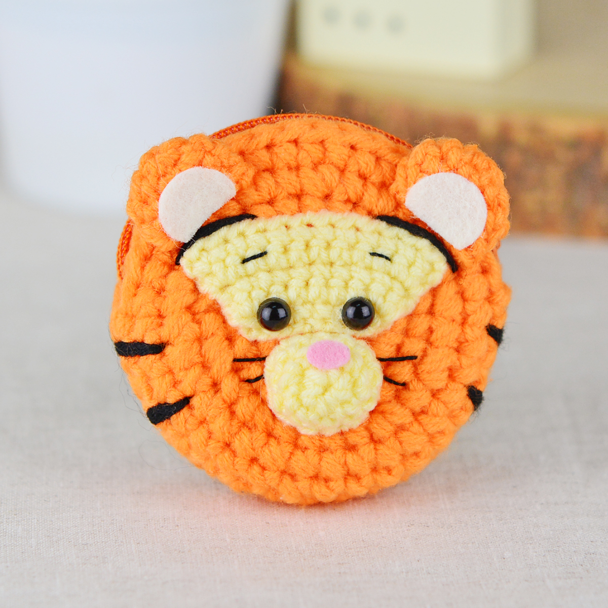 แพทเทิร์นกระเป๋าใส่เหรียญ ทรงกลม