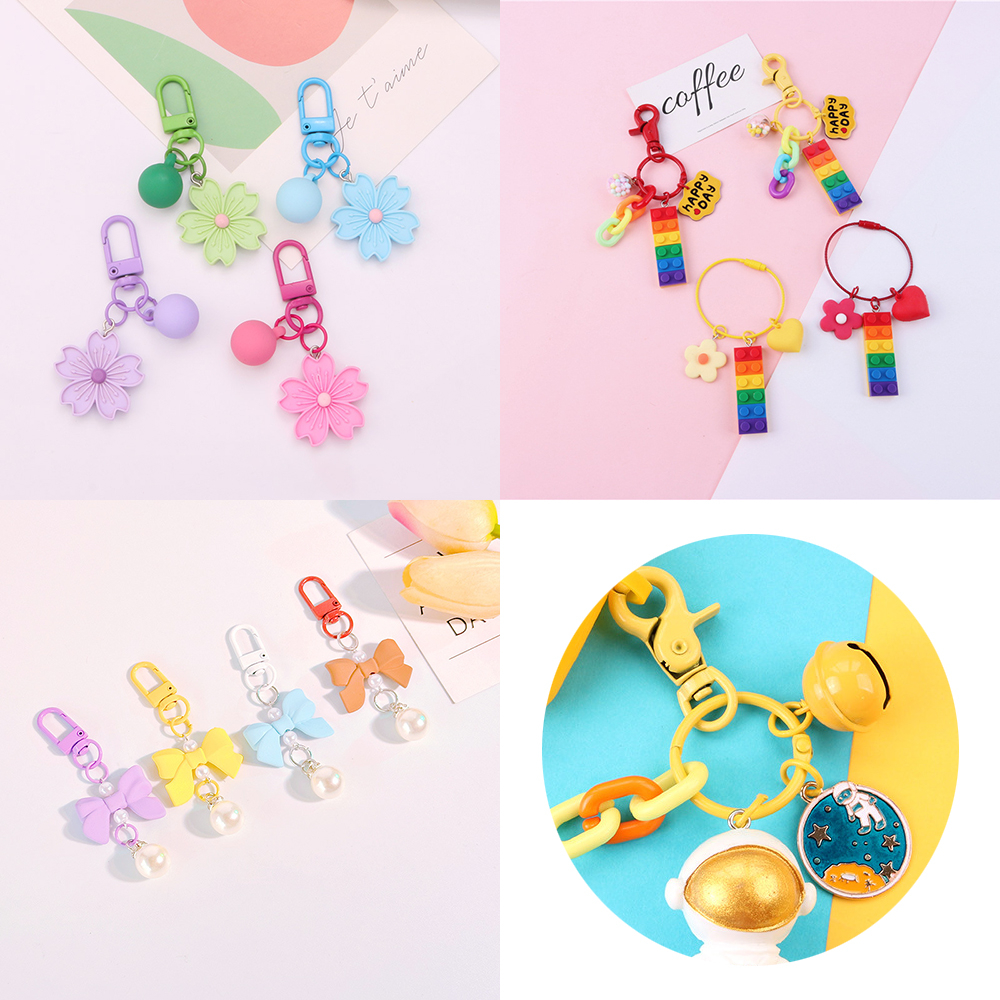 ห่วงกลม ขนาด 8 มิล 16 สี ห่วงเชื่อม สําหรับทำพวงกุญแจ หรือเชื่อมต่อเครื่องประดับ DIY Craft ᵔᴥᵔ