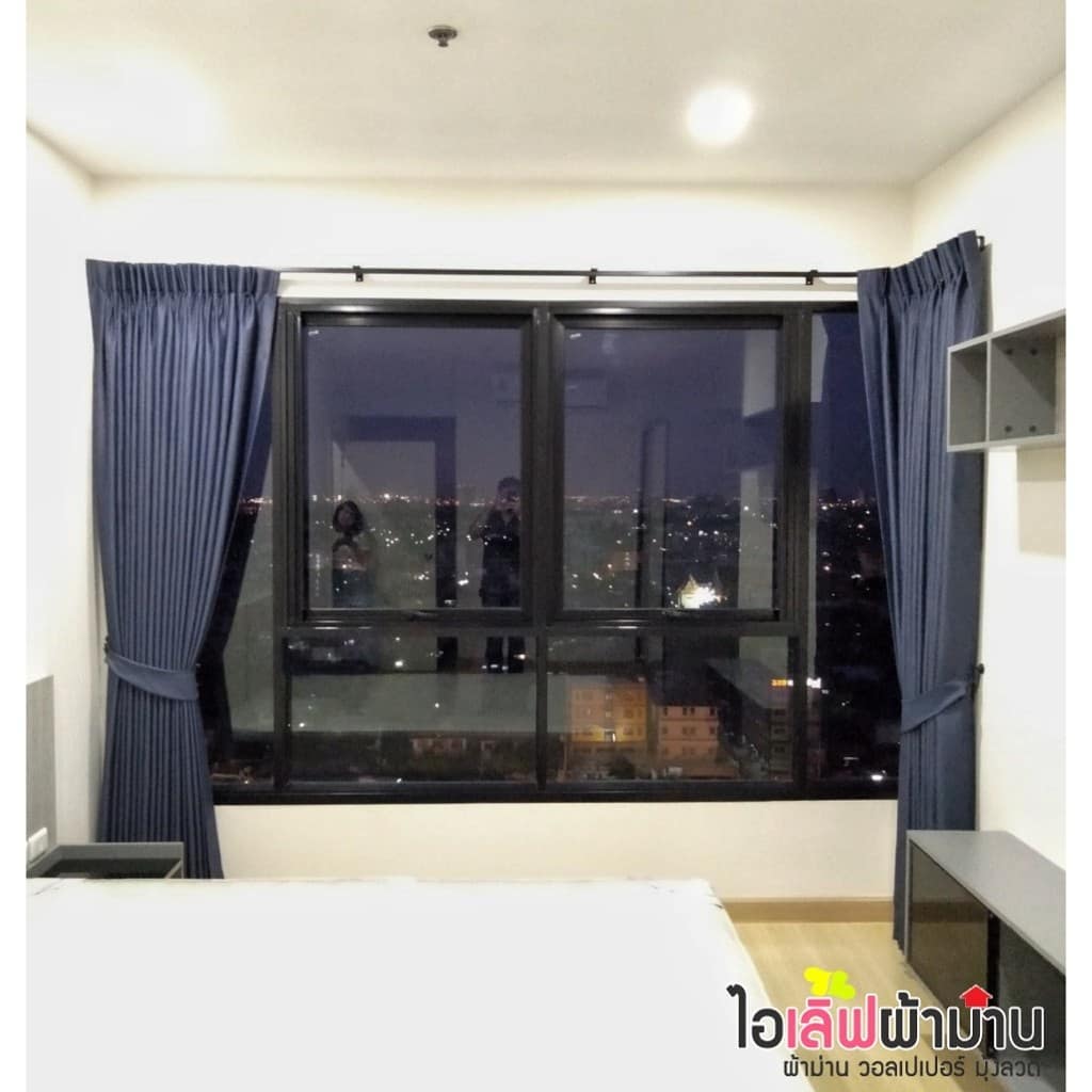 [C240] คอนโดศุภาลัย ลอฟท์ แยกไฟฉาย แบบ2ห้องนอน ม่านจีบ+ผ้าโปร่ง 1 ชุด 🎈ม่านจีบ รางดัดโค้ง 1 ชุด 🎈ม่านจีบ 1 ชุด 🎈ม่านพับ 1 ชุด 🎈ม่านม้วน 2 ชุด พร้อมมุ้งลวดทั้งห้อง ในงบ 3x,xxx.บาท